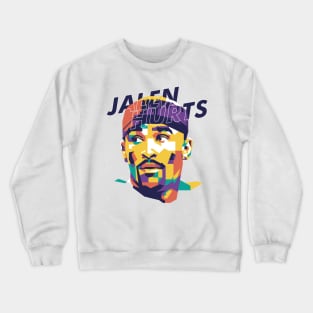 Jalen Hurts on WPAP #1 Crewneck Sweatshirt